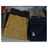 Assorted clothing. Pants