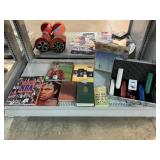 Assorted Sports Books. NBA, Golf, GQ, Poker Set,
