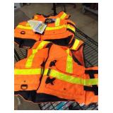 2 Stearns Safety & Survival Vest.
