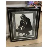 Miles Davis Memorial 3D Like Framed Photo. Approx