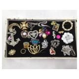 Fashion Costume jewelry. Brooches