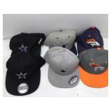 Assorted hats. Sports.