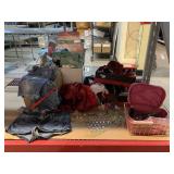 Lingerie collection, denim short shorts, bagged