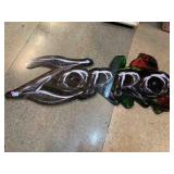 Zorro slot glass cutout 42x14
