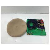 Assorted fashion accessories. Scarf, beret, belt