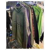 Assorted pullover sweatshirts most size L