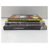 Photo reference and table books.