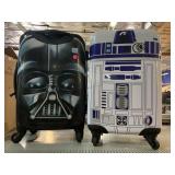 Darth Vader and R2-D2 Rolling tote cases.