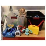 2 bins assorted toys.
