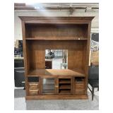 Entertainment center cabinet. 88x72x24, missing