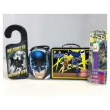 Batman lunchboxes, Joker PEZ dispenser & more