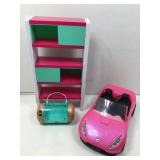 Barbie car, LOLSurpise doll tote and more