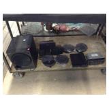 Sony Speaker Set and Assorted Electronics.