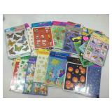 Assorted sticker packs. Most vintage
