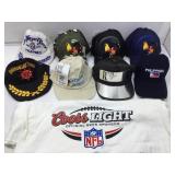 Assorted hats and more