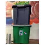 2 Storage Containers with Lids.