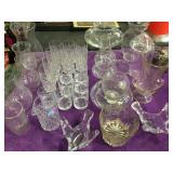 Barware, Oil Lamp Toppers, Candy Dishes, And