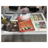 Vintage Autographed Poster Ad, Paintings, and