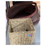 Large Laundry/Toy Basket and Multi Use Wicker