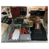 Giant calculator, roadside emergency car kits,