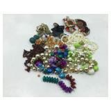 Fashion costume jewelry. Assorted