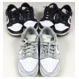 3 pair Nike Dunk shoes mens size 8 and 8.5
