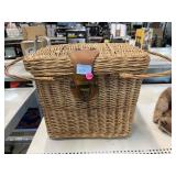 Vintage Wicker Basket with handles - approx. 12