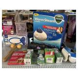 Melding nitrile gloves size M, Vicks steam