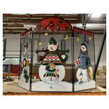 Christmas theme Fireplace cover, 32in tall