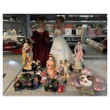 Collector dolls and painted masks