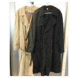 DSCP Garrison Collection trench coat, black sz