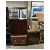5-wood Cabinets incl. side tables and more, 32in