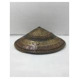 Asian-like Conical hat, bamboo 16 in