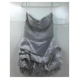 Dancing Queen evening dress, silver sz M
