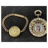 Vtg Emerson Windup Watch 15 Jewels W/limoges