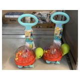 2 New Walk & Pop Turtles.
