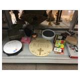 Tambourine, Keepsake Box, Gardening Gloves, and