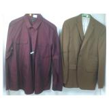INC mens dress shirt, burgundy sz XXL & H&M