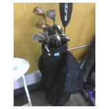 Spalding Golf bag w/clubs