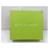 Gianni Bini high heeled shoe, silver sequined sz