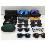 Glasses, eyewear and cases. Assorted