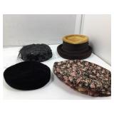 Vtg hats, pill style & more