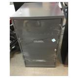 Metal file cabinet, 18x14x24in