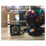 Disco Light and Alarm Clock.