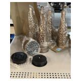 Gold color solar lights