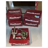 6 Kwikset door handles