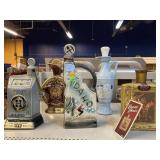 Assorted Collectible Liquor Bottles.