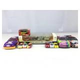 Assorted model and die cast cars