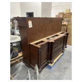 Large Hutch with drawers and key, no shelves from