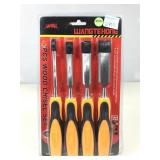 New 4pc wood chisel tool set